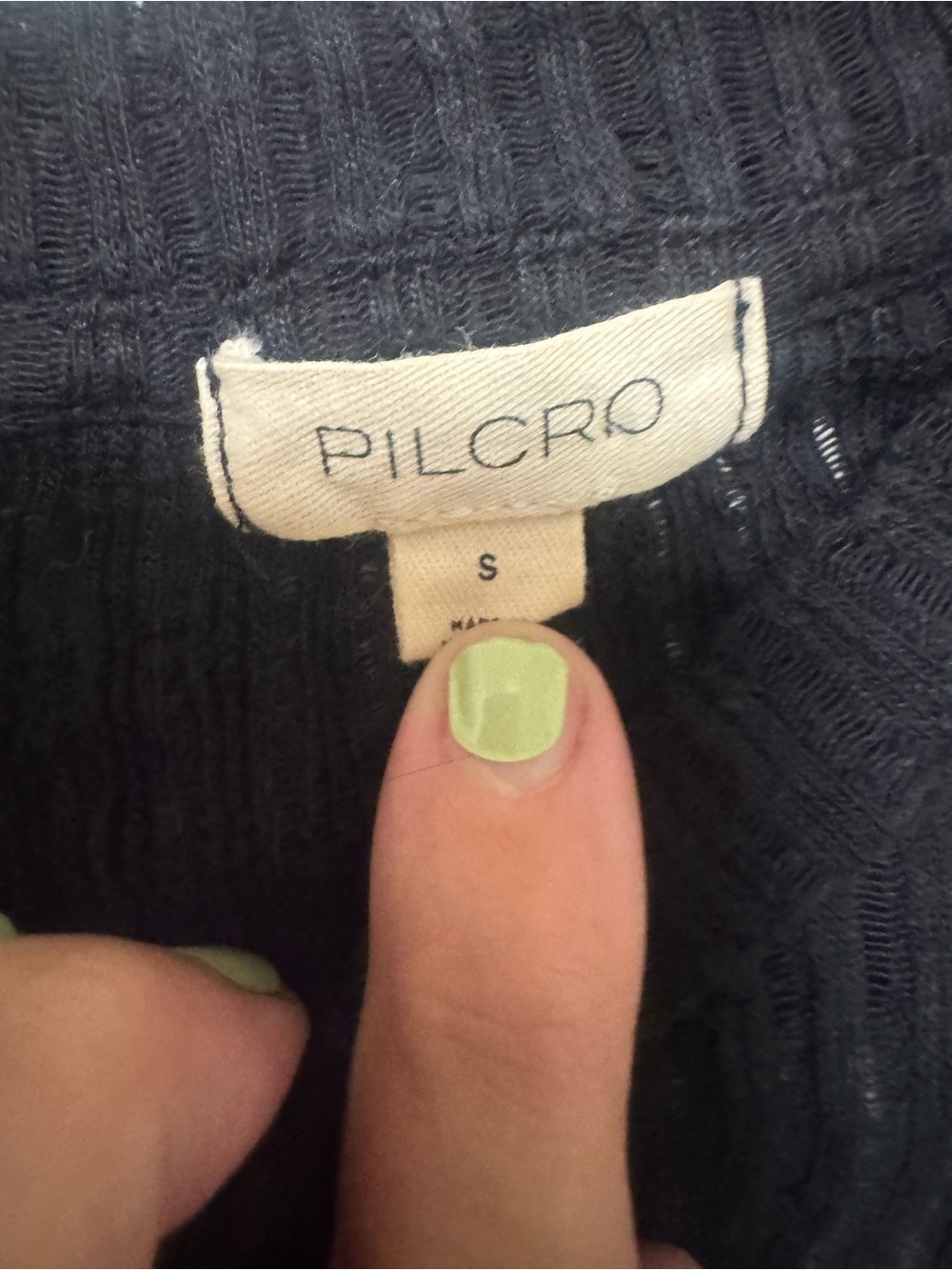 Pilcro Textured Rib Layering Tee - Picture 4 of 13